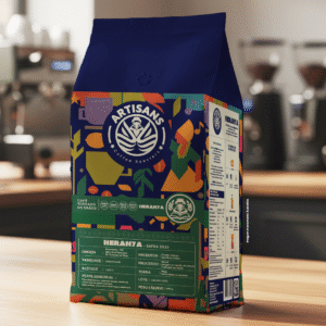 HERAN7A Café Torrado em Grãos 500g Safra 2025